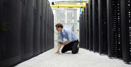 I.T. Manager with web hosting servers.
